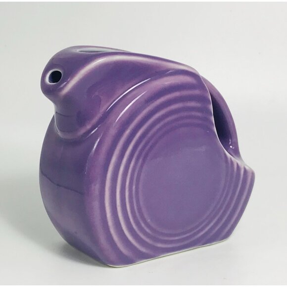 Vintage Lilac Fiesta Mini Disc Pitcher HLC 5 Oz Miniature 1990s USA Original - Picture 3 of 9